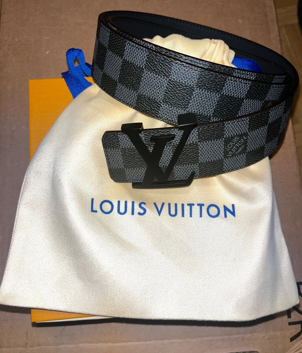Louis Vuitton Leather Black Belts for Men for sale | eBay
