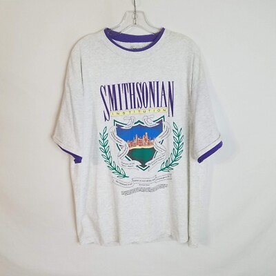 Vintage Smithsonian Institution The Castle Single Stitch Short Sleeve T-Shirt XL