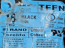 Encore Wire & Cable  #16awg 26 Stranded TFFN/AWM/MTW Building Wire Black /100ft