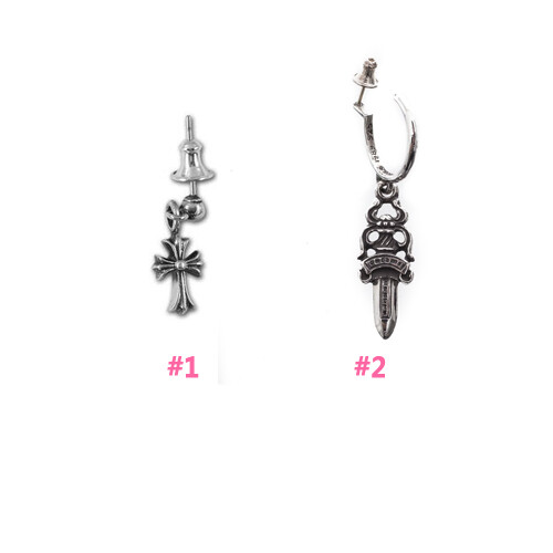 Authentic [Chrome Hearts] Tiny CH Cross 