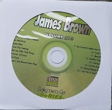 LEGENDS JAMES BROWN KARAOKE CDG DISC 210 OLDIES R B SOUL 16 SONGS MUSIC CD G cd