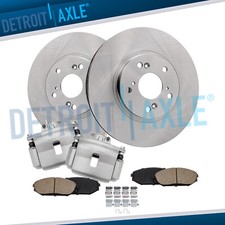 Front Disc Rotors Brake Pads Calipers Kit For 1999-2002 Acura Mdx Honda Odyssey