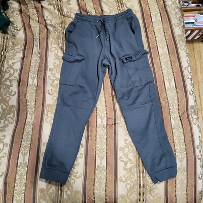 Various Artists Vala Men's M Grey Adjustable Cargo '' Jogger
