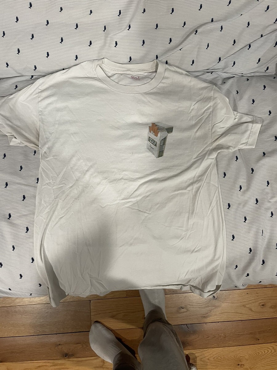 GOLF WANG Olde Flooded Tシャツ 半袖 Black White 送料込み ユニセックス】GOLF WANG/OLDE FLOODED ロゴTシャツ (GOLF WANG