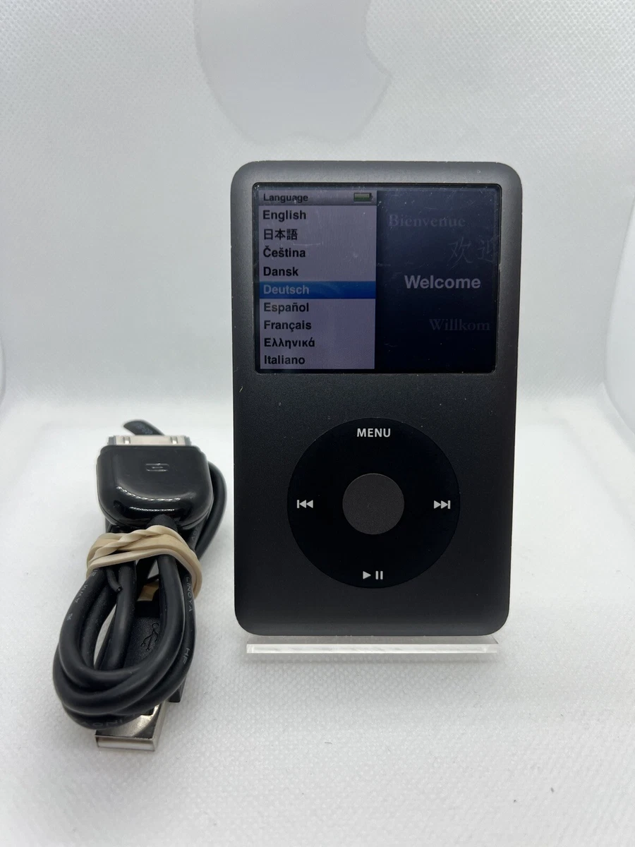 Apple iPod Classic 7. Generation Silver Gray 160GB Used Condition #201