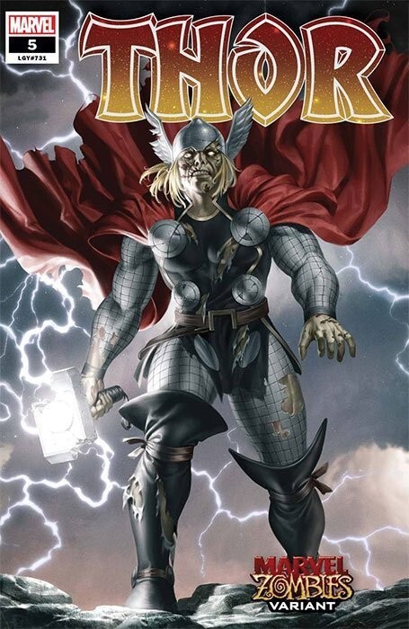 THOR #5 MARVEL ZOMBIES VARIANT COVER BY MARVEL COMICS 2020 | eBay