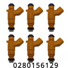 6 Pcs Fuel Injectors 0280156129 For Opel Saab LP9 A28NET Z28NET B284 2.8 Turbo'