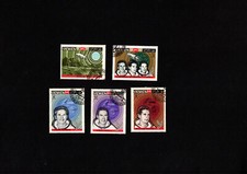 STAMPS  YEMEN   1969 SPACE APOLLO 5 STAMPS  USED