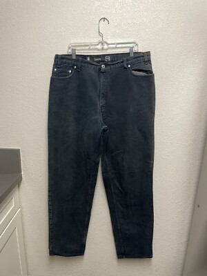 1990's Levi's SilverTab Loose Jeans 38x36 Black Denim USA Clean