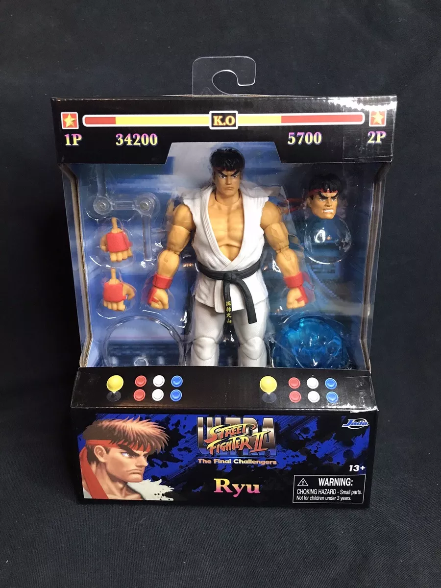 Jada Toys 6” Ryu Action Figure Ultra Street Fighter II The Final Challengers