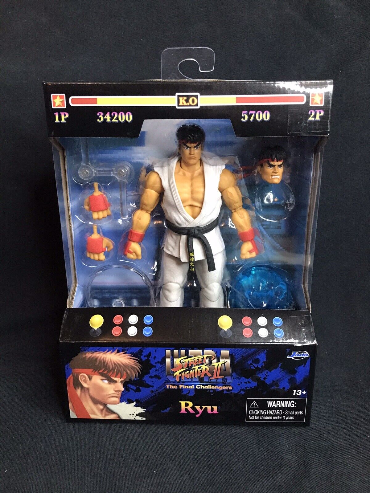  Street Fighter II 6 Ryu Action Figure, Toys for Kids and  Adults : Toys & Games