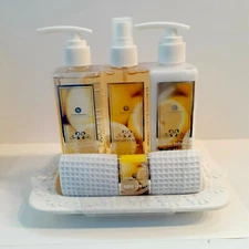 Fresh Lemon Hand Soap,  Lotion, and All Purpose Cleaner Set 8.4 fl oz each towel