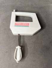 VTG Chilton Globe Kiddy Matic Hand Beater Mixer Pretend Play Toy White