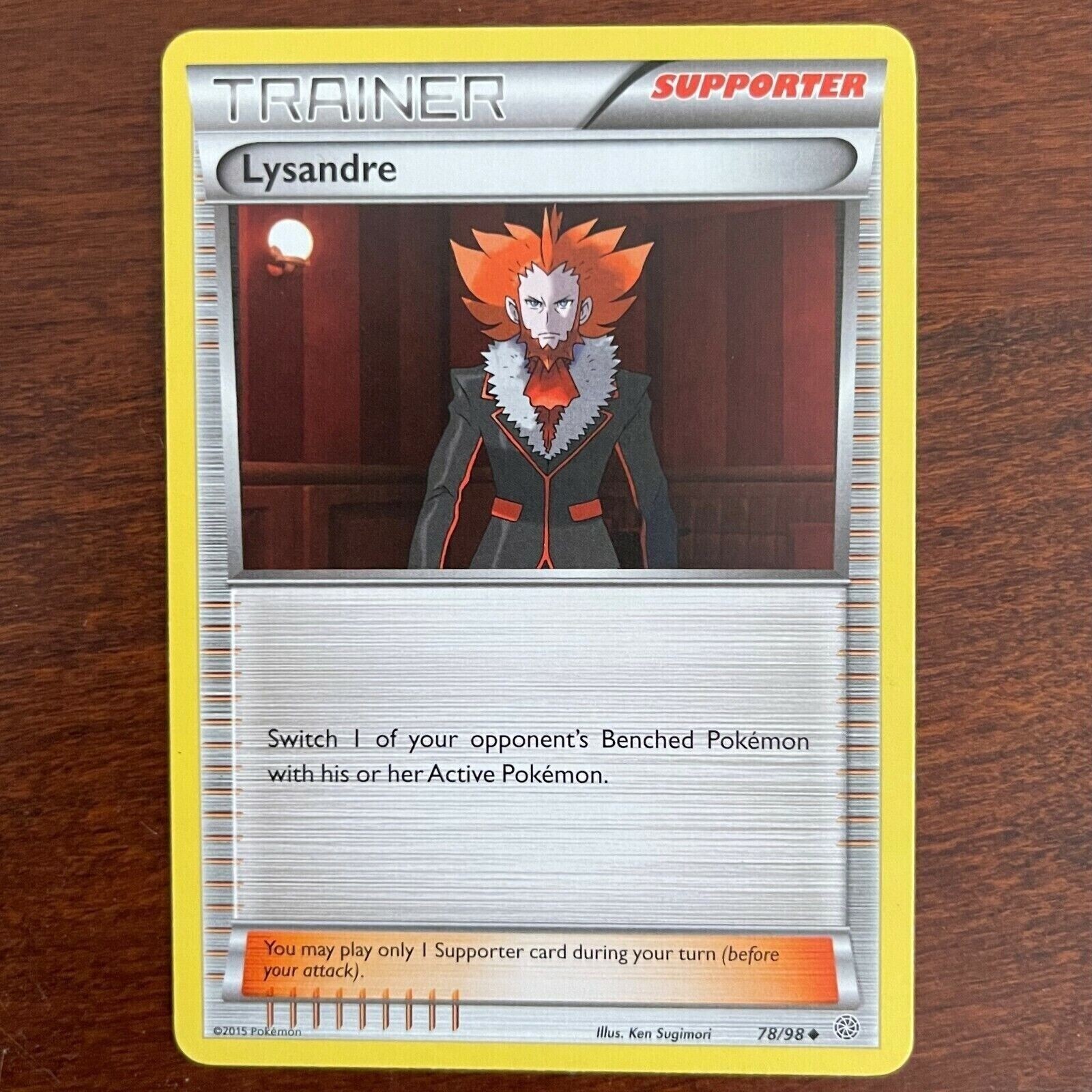 Lysandre 78/98 Uncommon XY Ancient Origins Pokemon Card