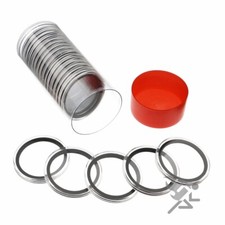 1 Airtite Coin Holder Storage Container 20 Black Ring 41mm Air-tite Coin