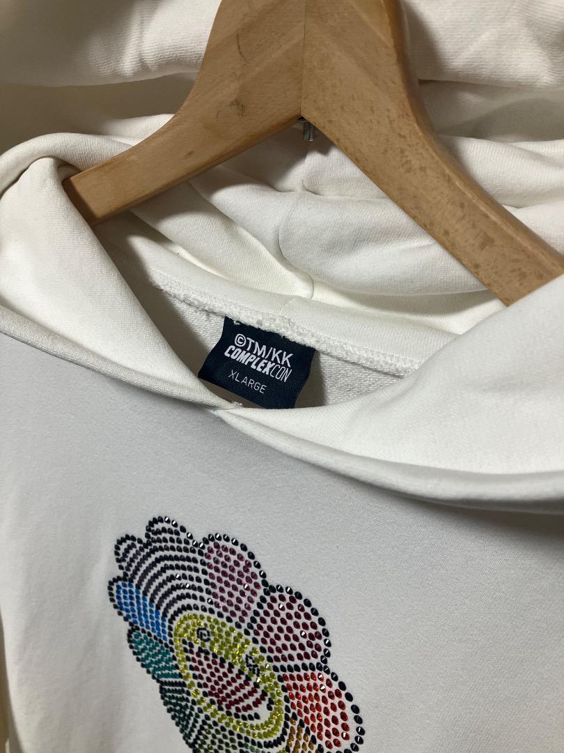 【限定希少品】村上隆 × ComplexCon Swarovski Hoodie Takashi Murakami ComplexCon Swarovski crystal Flower Hoodie