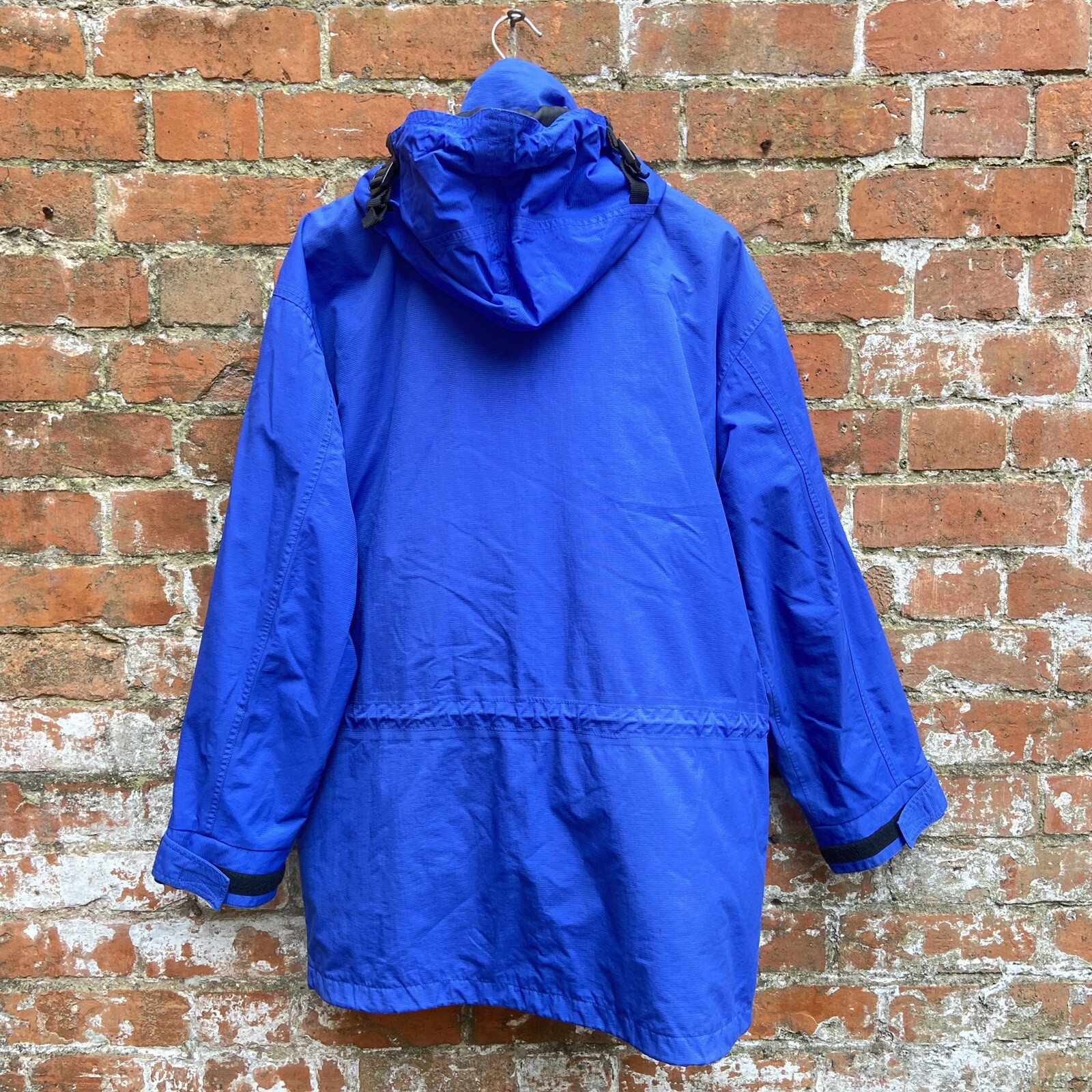 Vintage Nigel Mansell Racing Rain Jacket Men’s Medium Blue Formula 1 90s F1 Rare image 3