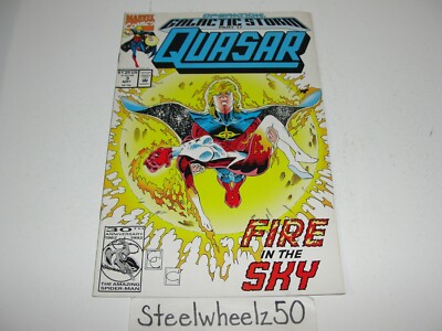 Quasar #34 Misprint Error #3 Comic Marvel 1992 Operation Galactic Storm Binary