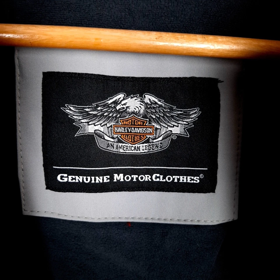 Pull homme HARLEY DAVIDSON taille XL fermeture éclair intégrale gris poches k... - Photo 4/4