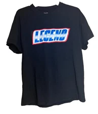 Brisco Brands Legend Graphic short sleeve casual Streetstree Unisex T-shirt|Sz:L