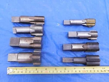 8 PC LOT OF CUTTING TAPS STANDARD FLUTE MACHINIST BRIDGEPORT MILL TOOLING
