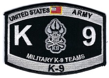 PARCHE SOMBRERO CUERPO K-9 EJÉRCITO DE ESTADOS UNIDOS POLICÍA VETERANO PIN UP REGALO