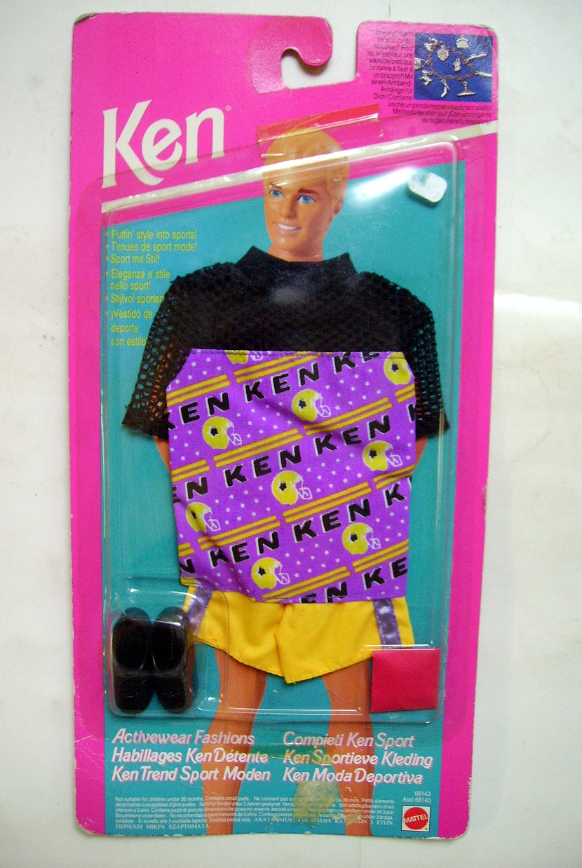 Barbie Ken 1989 – Tenue Active Wear, Fabricaion Chinoise. Boîte Neuve (NRFB), Collector !