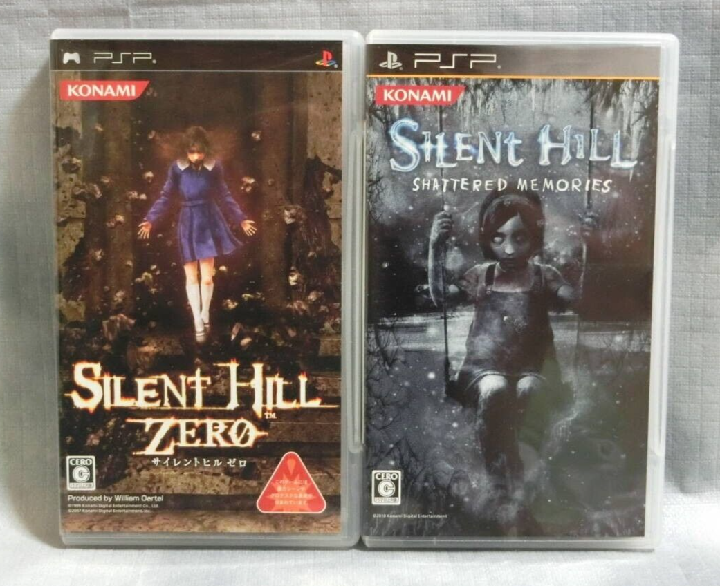 Lot 2 Silent Hill Shattered Memories & Zero PSP Sony Playstation