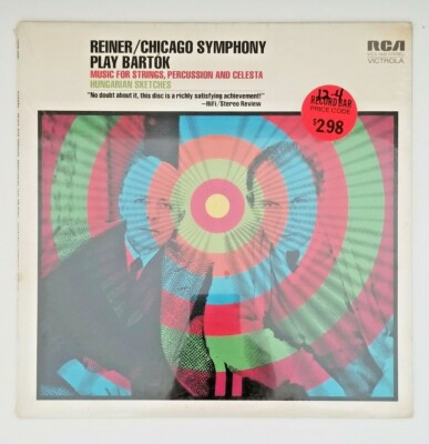 REINER / CHICAGO SYMPHONY PLAY BARTOK Hungarian Sketches Vinyl Record LP New