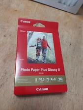 Canon Plus Glossy II PP-301 Inkjet Print Photo Paper - 100 Sheets