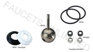 Genuine Delta Kitchen Faucet Repair Kit Ball Seats Springs Orings