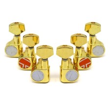 3L3R 2 Pin Guitar Tuning Pegs Closed Tuners Machine Heads fit Acoustic/LP Gold