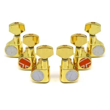 3L3R 2 Pin Guitar Tuning Pegs Closed Tuners Machine Heads fit Acoustic/LP Gold