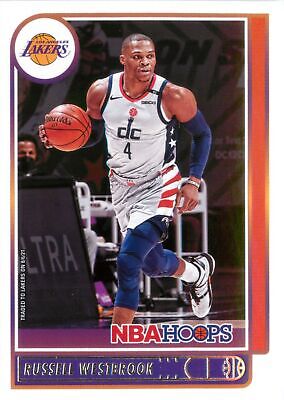 Russell Westbrook 2021-22 NBA Hoops Basketball Base Card #90 Russell Westbrook 2021-22 NBA Hoops Basketball Base Card #90