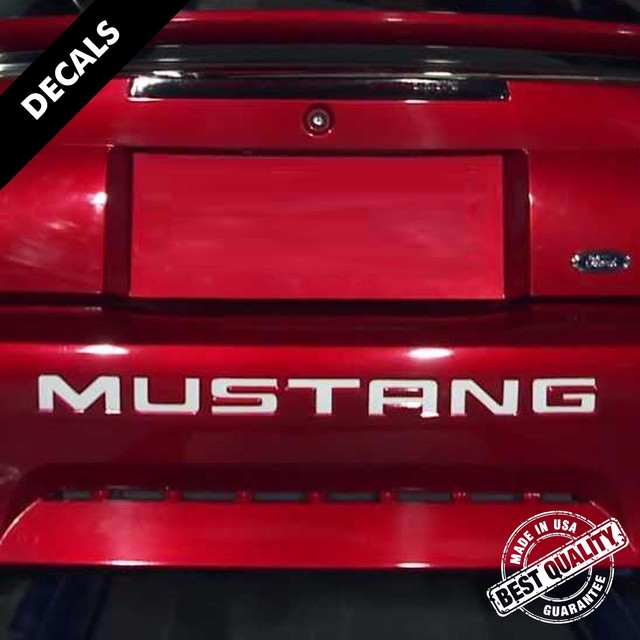 FORD MUSTANG REAR BUMPER INSERT DECALS VINYL LETTERS 9904 33 eBay