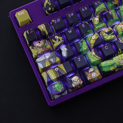 Anime Dragon Ball Cherry MX Translucent Keycap RGB FOR Mechanical Keyboard New - Picture 3 of 7