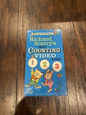 Richard Scarry's Best Counting Video Ever 1989 VHS 