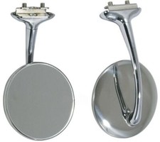 4 Long Arm Peep Mirror Outside Side Rear View Door Frame Hot Street Rat Rod Pr