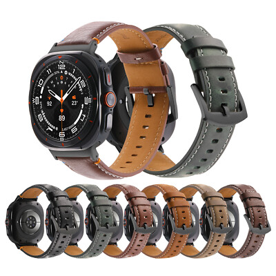Leather Wristband Galaxy Watch For Galaxy Watch Ultra 47mm Classic