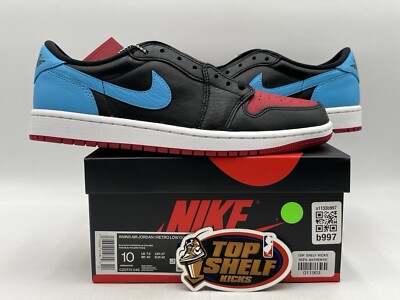 DS NEW NIKE AIR JORDAN 1 LOW NC TO CHICAGO SIZE 10/8.5 Authentic OG
