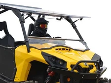 SuperATV Scratch Resistant Flip Windshield for Can-Am Commander 800 / 1000 / Max