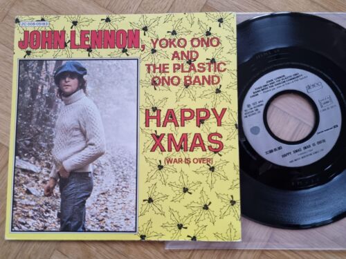7" Single John Lennon & Yoko Ono - Happy Xmas Vinyl France - Imagen 1 de 1