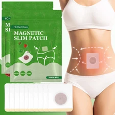 60Pcs Magnetic Body Slim Patch Belly Pads Weight Loss Detox Burn Fat Adhesive