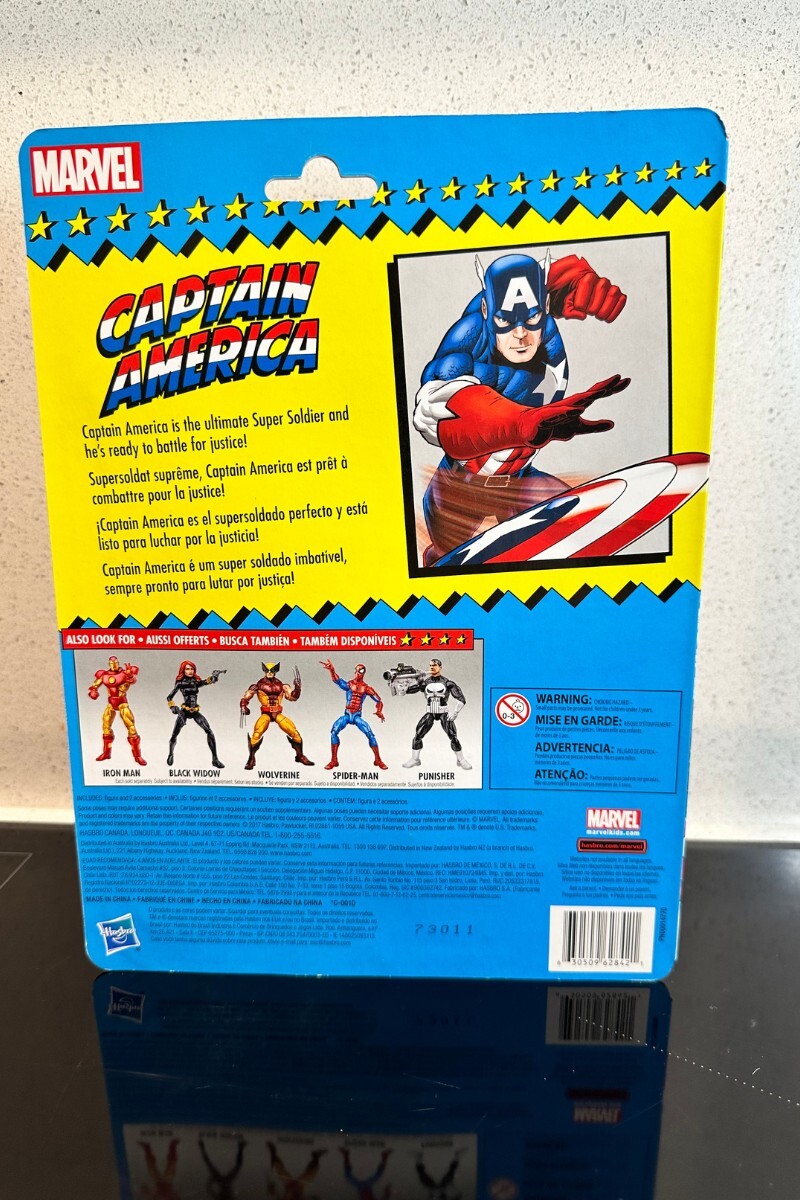marvel legends vintage figures captain America! MOC eBay