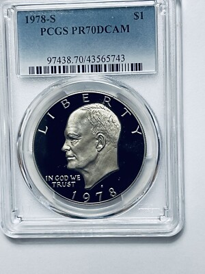 1978-S Eisenhower Dollar PCGS PR70DCAM | eBay