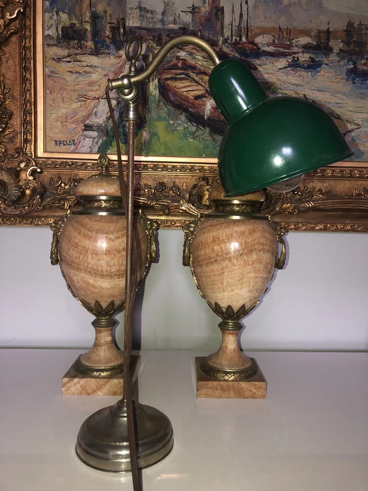 KAISER original idell. Lampe de bureau en métal partiellement laqué. H. 53 cm. - Photo 4/4