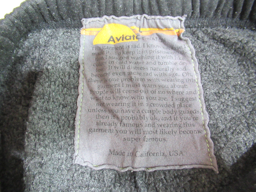 Aviator Nation Women's Size Large Black Side Bolt Stripe Sweatpants Relaxed Fit - Picture 8 of 8