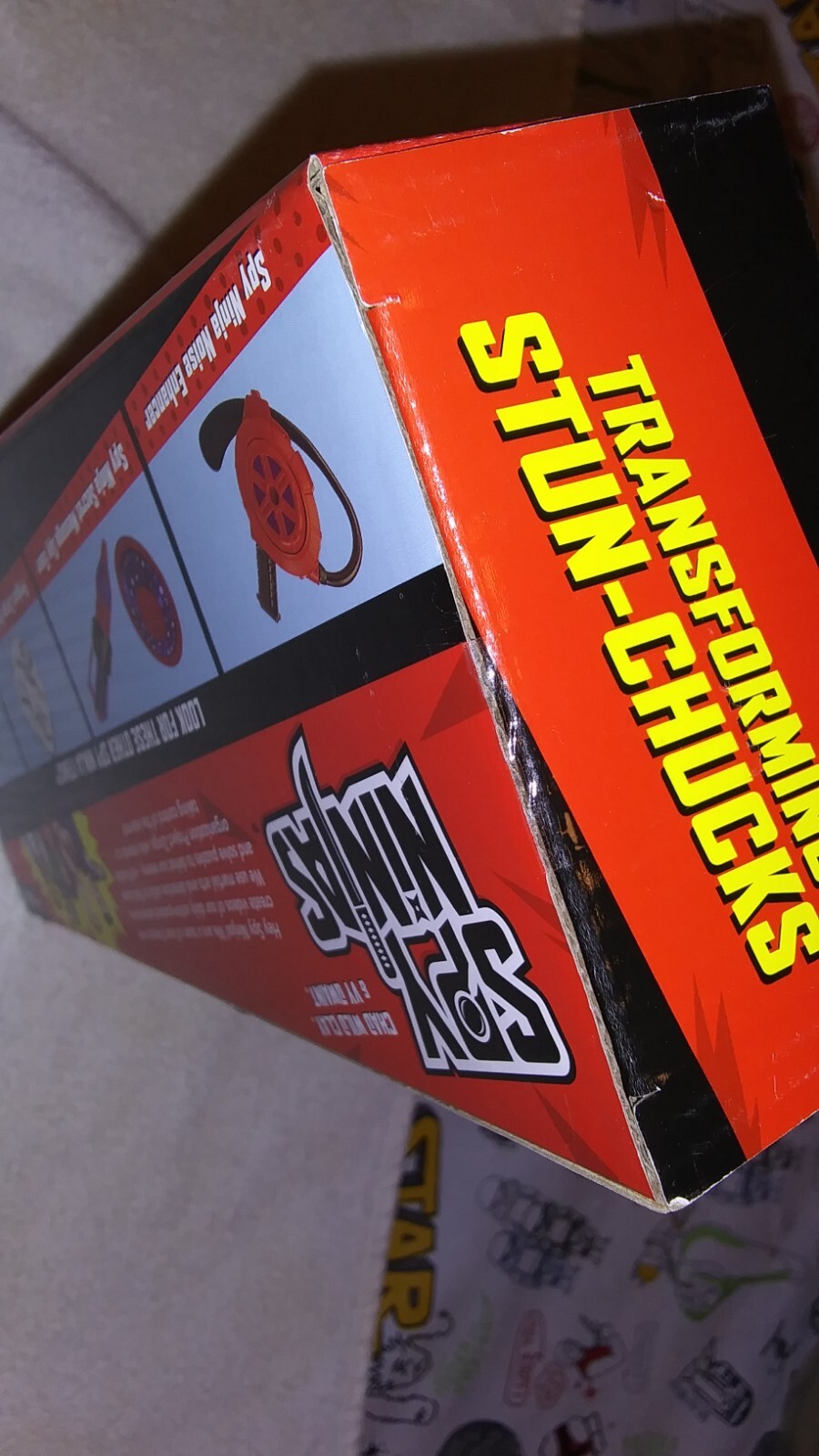 Spy Ninjas Top Secret Lights Up Transforming Stun Chucks sealed HARD