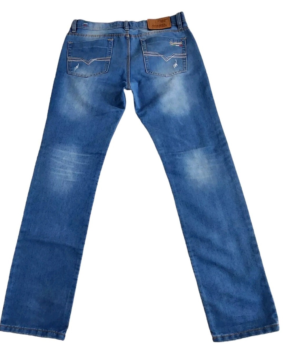 DIESEL DENIM DIVISION JEANS Pants Mens Sz 34 Destroyed