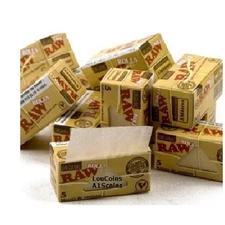 (1)RAW ORGANIC HEMP ROLL 16 FEET LONG 1.25 NATURAL VEGAN CIGARETTE ROLLING PAPER